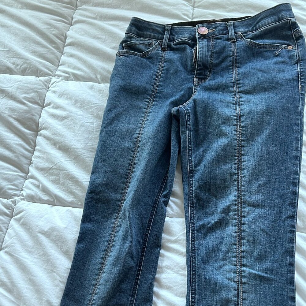 Democracy Women's Boot Cut Jeans in Medium Blue Wash - Picture 4 of 8